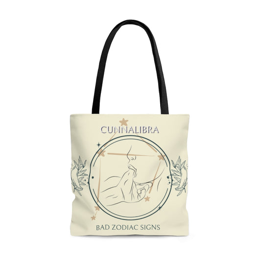 Bad Zodiac Signs Cunnalibra/Libra Tote Bag