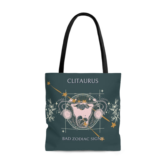 Bad Zodiac Signs Clitaurus/ Taurus Tote Bag