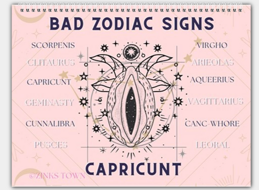 2023 Bad Zodiac Signs Calendar