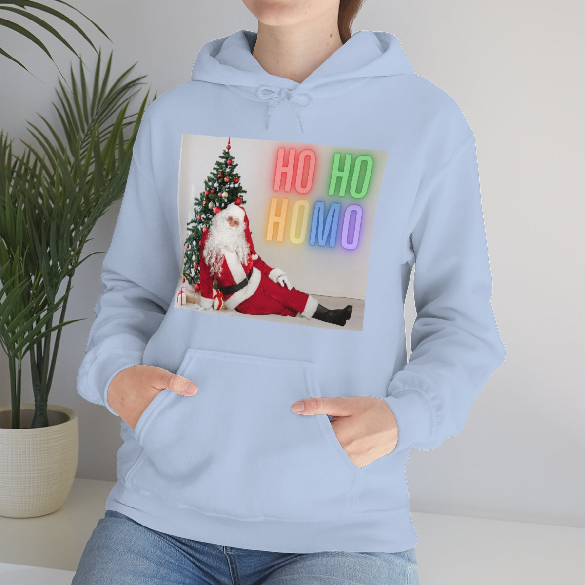 Christmas Hoodie Ho Ho Homo LGBTQ+ Merch