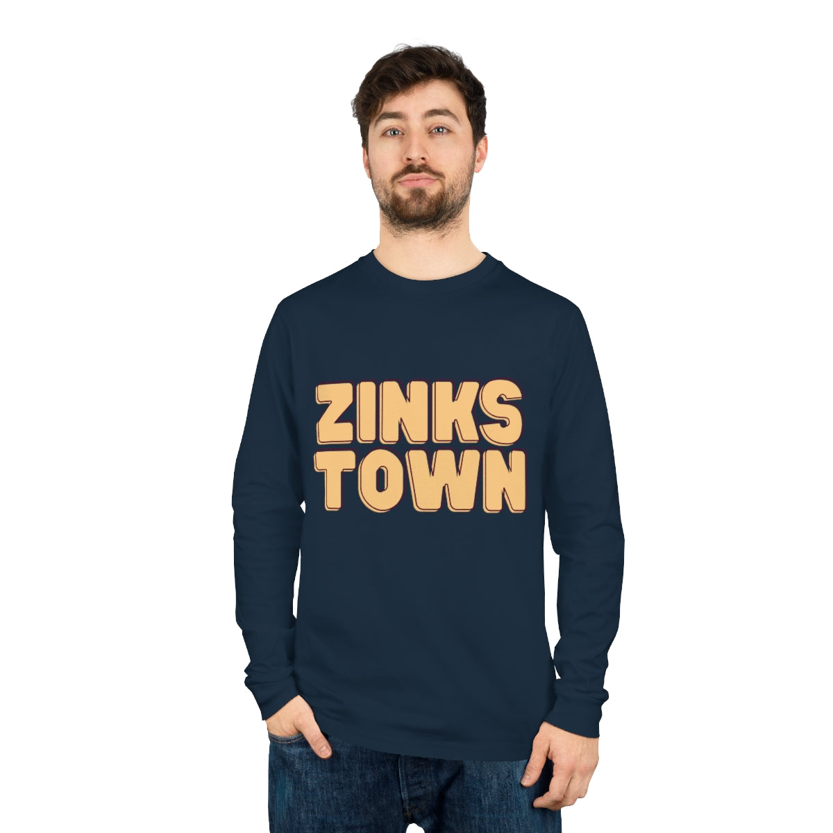 Zinks Town Unisex Shifts Dry Organic Long Sleeve Tee